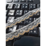 Lace * 1.1cm Gold Thread Lace *