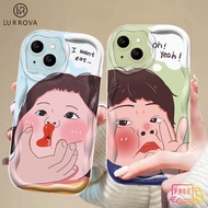 Redmi A1 A2 Redmi 9A Redmi 9C Redmi 9T Redmi 10 Redmi 10C Redmi 12C Note 8 Note 9 Note 9S Note 11S 4G Note 9 Pro 4G Note 12S Note 12 Pro Funny Face-Pinching Girl Silicone Phone Cas