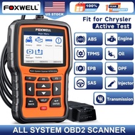 FOXWELL NT510 Elite For Chrysler Dodge OBD2 Scanner All System Bi-Directional Diagnostic Tools Oil R