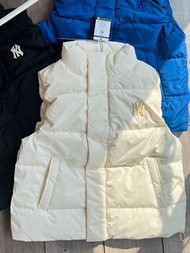 韓國預訂 MLB NY刺繡logo 3色羽絨背心 | 高CP值男裝 7日貨期 順豐到付