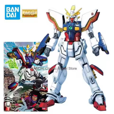 Bandai MG 1/100 GF13-017NJ Shining Gundam Action Figures Mobile Fighter G Gundam SEED Anime Toys for