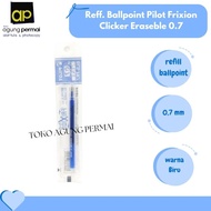 Reff. Pilot Frixion Clicker Erasable 0.7 Blue Ballpoint