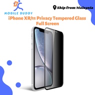 MB iPhone XR/11 Privacy Full Screen Tempered Glass Screen Protector