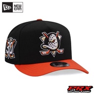 NEW ERA 9FIFTY A-FRAME ANAHEIM DUCKS 30TH ANNIVERSARY TWO TONE ORIGINAL EDITION HAT SNAPBACK CAP