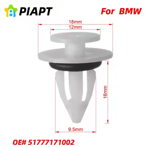 10PCS OE#51777171002 Rocker Molding Retainer & Wheel Arch Cover Clip for BMW Alpina XB7 Hybrid X6 M8