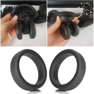 CAMELLI 3Pcs Rubber Ring, Diameter 35 mm Silicone Luggage Wheel Ring, Durable Elastic Stretchable Thick Flat Wheel Hoops Luggage Wheel