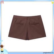 HFA Women's High Waisted Cotton Shorts