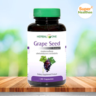 Herbal one grape seed extract 60 แคปซูล เฮอร์บัล วัน สารสกัดจากเมล็ดองุ่น จาก อ้วยอันโอสถ