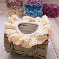 髮圈 - 彩色髮帶和鬆緊帶 - 鉤針編織髮飾