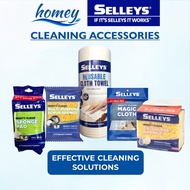 SELLEYS Mighty Clean Cellulose Sponge Magic Cloth Sponge Pad Scrub Sponge Reusable Cloth Towel