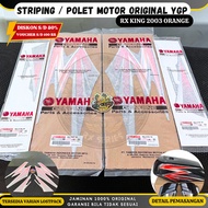 List Body Striping Polet Rx King 2003 Orange Set Original YGP 3KA-F4244-V0 3KA-F4247-V0 3KA-F174G-V0