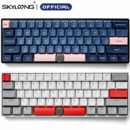 SKYLOONG GK61 PRO USB Mode Mini Portable 60% Mechanical Keyboard Gamer CUSTOM Hot Swappable RGB Back