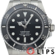 นาฬิกา Rolex Submariner รุ่น 124060 พร้อมใบรับประกัน ตัวเรือนสแตนเลสสตีล สำหรับผู้ชาย สีดำ ขัดเงา สภ