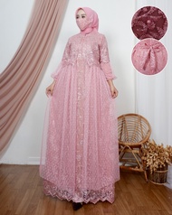 COD GAMIS BRUKAT VANESA MODEL TERBARU 2023 GAMIS KEBAYA PESTA WANITA GAMIS MEWAH GAMIS MEWAH GAMIS B