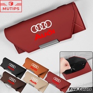 Audi Car Glasses Case Sunglasses Organizer Storage Box Car Sun Visor Glasses Holder For A3 8l 8Y A1 