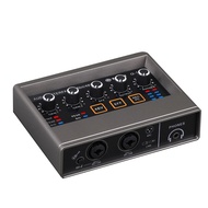 Q16 Microphone Recording Sound Card USB Sound Card Audio Mixer Microphone Live Recording K Song