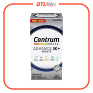 善存 - Centrum | 50+ 綜合維他命及礦物質 100粒裝 5054563129703【平行進口產品】｜免疫力 男士多種維他命 維他命B