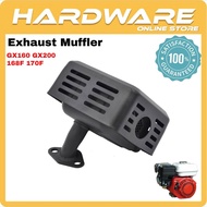 Honda Engine GX160 168F 5.5HP 6.5HP 7HP 7.5HP 8HP Exhaust Muffler Koshi Ogawa Amitta