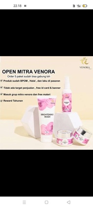 CREAM VENORA SKINCARE TERLARIS CREAM AMAN/PAKET WAJAH/SET KECANTIKAN