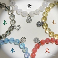 Five Elements Crystal Bracelet Set Natural Five Elements Concept Crystal Bracelet