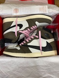 全新‼️Nike Air Jordan 1 x Travis Scott 倒鉤 US10.5 台灣公司貨附你❤️的發票✅