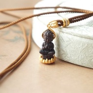 天然奇楠沉香寶寶佛項鏈吊墜天然高品質奇楠沉香精雕寶寶佛如意圈