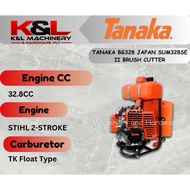 100% ORIGINAL TANAKA SUM328SE 8 Grass Cutter Brush Cutter Mesin Rumput