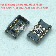 2-10 Battery Flexible FPC Plug Connectors Suitable For Samsung Galaxy M31 M315 A515F  A51  A716  A71