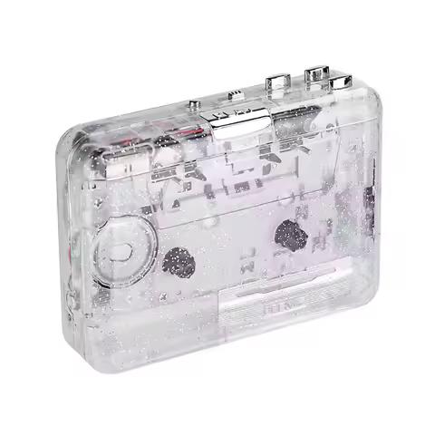 High Fidelity Cassette Player USB2.0 Port Dual Channel Cassette Tape Player Easy Operation Tape Cass
