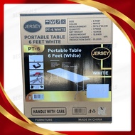 Jersey PT-6 6-feet folding table white