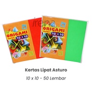 ASTURO Folding Paper 10x10 cm Origami/, 50 Sheets