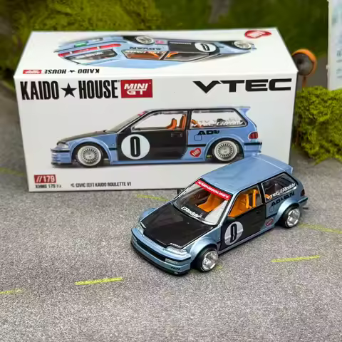 Kaido House+MINIGT 1:64 #179Civic EF diecast model cars