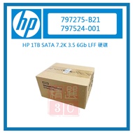 HP 797275-B21 1TB SATA 7.2K 3.5 6Gb LFF 797524- 001 G9 Hard Drive