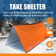 TENDA TaffSPORT Emergency Tent Shelter Camping Thermal Tube Tent 150x240cm - RM15