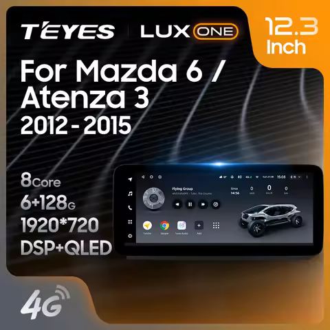 TEYES LUX ONE For Mazda 6 Atenza 3 GJ 2012 - 2015 Car Radio Multimedia Video Player Navigation GPS A