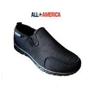 Black all america school Shoes, black slip-on school Shoes, black work Shoes, black casual Shoes