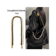 Suitable for Chanel 22bag Diamond Chain Tote Bag Pearl Decorative Chain Chain Bag Strap Crossbody Sh