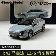 [Model Car] 1: 43 Original Factory MAZDA MAZDA EZ-6 New Energy Car Alloy Simulation Car Model