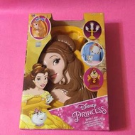 美女與野獸 迪士尼公主 公主系列 貝兒 Belle 手提盒 玩具 玩具盒 燭台 茶壺太太 公仔