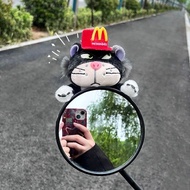 Electric Vehicle Rearview Mirror Decoration Lucifer West Highland 3d Doll Plush Accessories Electric