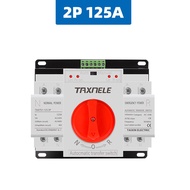 2P 63A 125A 220V 230V MCB type Dual Power Automatic Transfer Switch ATS Auto Change Over Switch