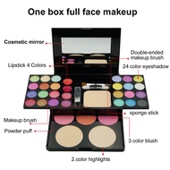 ADS Airplane Palette Beauty 33 Color Eyeshadow Palette Makeup Set Box Easy Makeup Makeup Cosmetics L