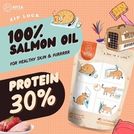 อาหารแมวคิดท์ซ่า 1 กิโลกรัม สูตรบำรุงขนด้วยน้ำมันสกัดปลาแซลมอน 100% คุมโซเดียม