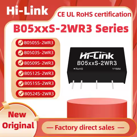 10pcs B0505S-2WR3 B0512S-2WR3 B0524S-2WR3 2W 5V 0.4A DC DC Converter Power Supply Module 3.3V9V 12V 
