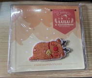 LULU豬聖誕鹿布章