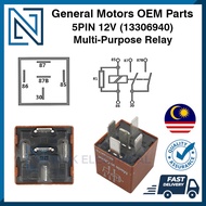 GM 13306940 5 Pin 87B Double Output Relay 12V Automotive Multi Purpose Relay