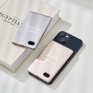 磁吸鋁合金行動電源禮盒|客製化鐫刻|超薄0.8cm|5千mAh|台灣製造