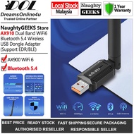 AX910B High Speed AX900 5-dBi Dual-Band WiFi6 Bluetooth 5.4 Nano USB Adapter Dongle PC Laptop