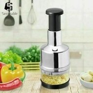 [Serenable] Stainless Steel Food Chopper Dicer Cooking Helper Chopper Accessories Peeler Garlic Cutt