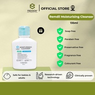 REMDII Moisturising Cleanser 135ml | Cleanser Muka & Badan Eksim | Tanpa Sabun Sulfate Bayi & Dewasa